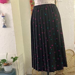 Leslie Fay Vintage Polka Dots Skirt